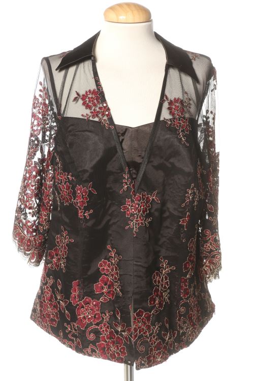 Blusa a maniche lunghe