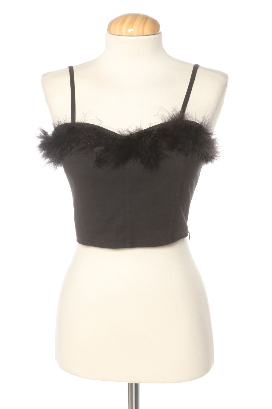 Top Bershka de la taille S, de couleur noir
