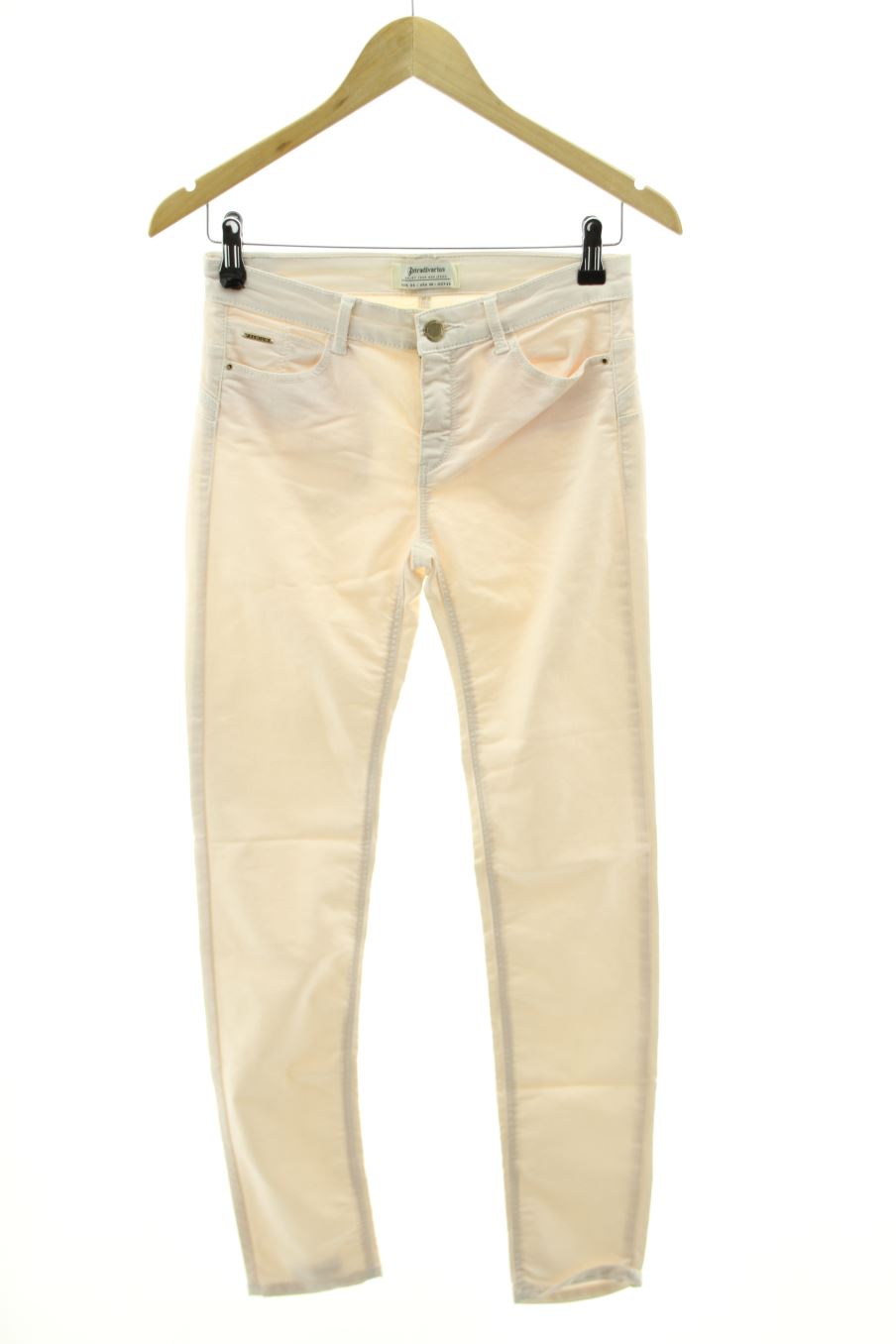 Vaqueros de Stradivarius de la talla 36, de color rosa de ropa vaquera