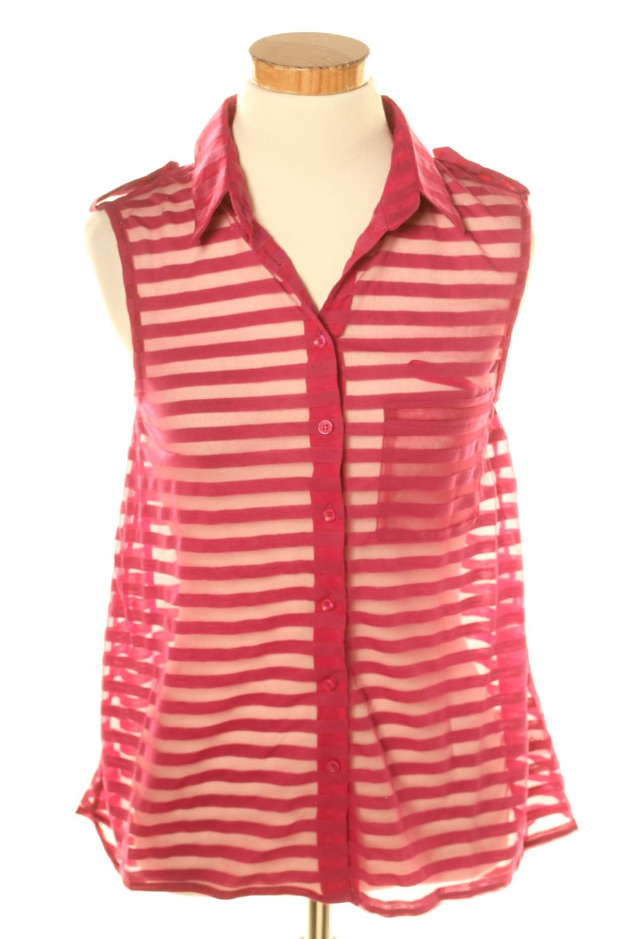 Camisa sin mangas de Rare London de la talla 36, de color rosa
