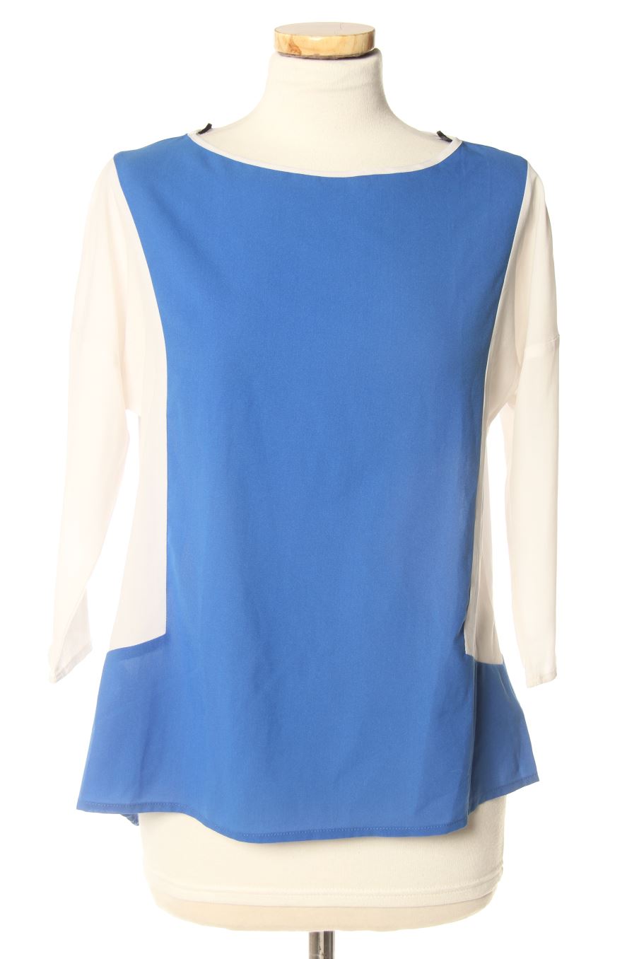 Blouse à manches courtes Fórmula Joven de la taille 38, de couleur bleu