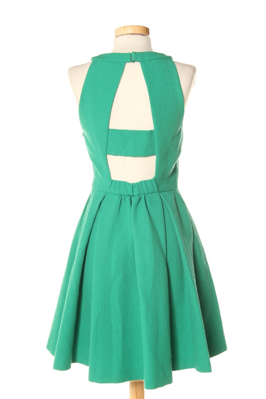 Vestido casual de Zara de la talla S, de color verde