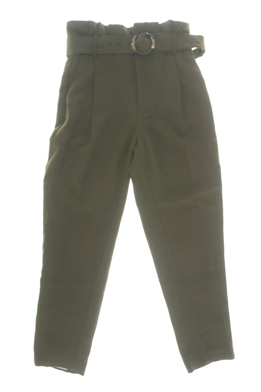 Pantalones de Mango de la talla 34, de color verde