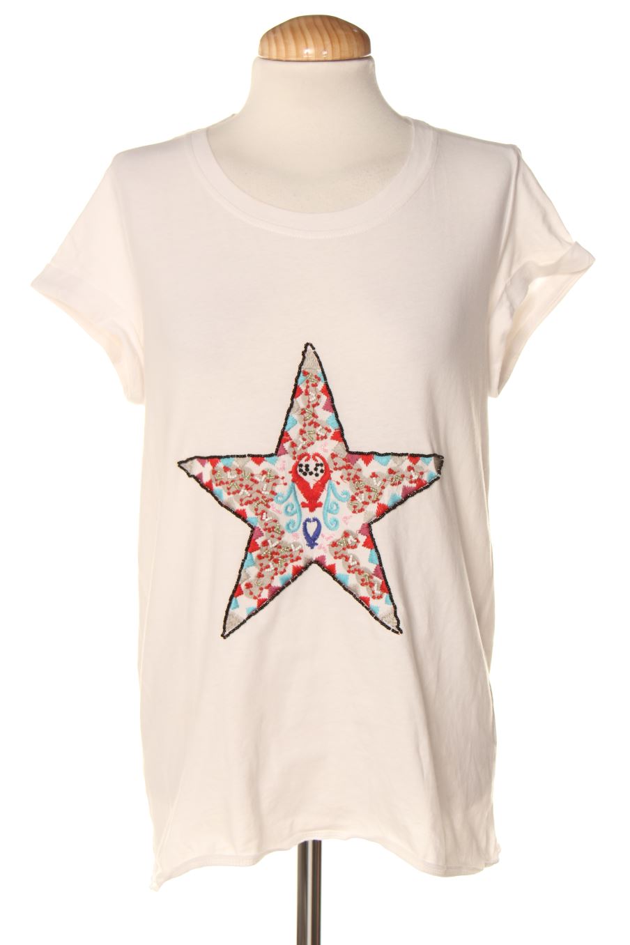 T-shirt Angelina de la taille S, de couleur blanc