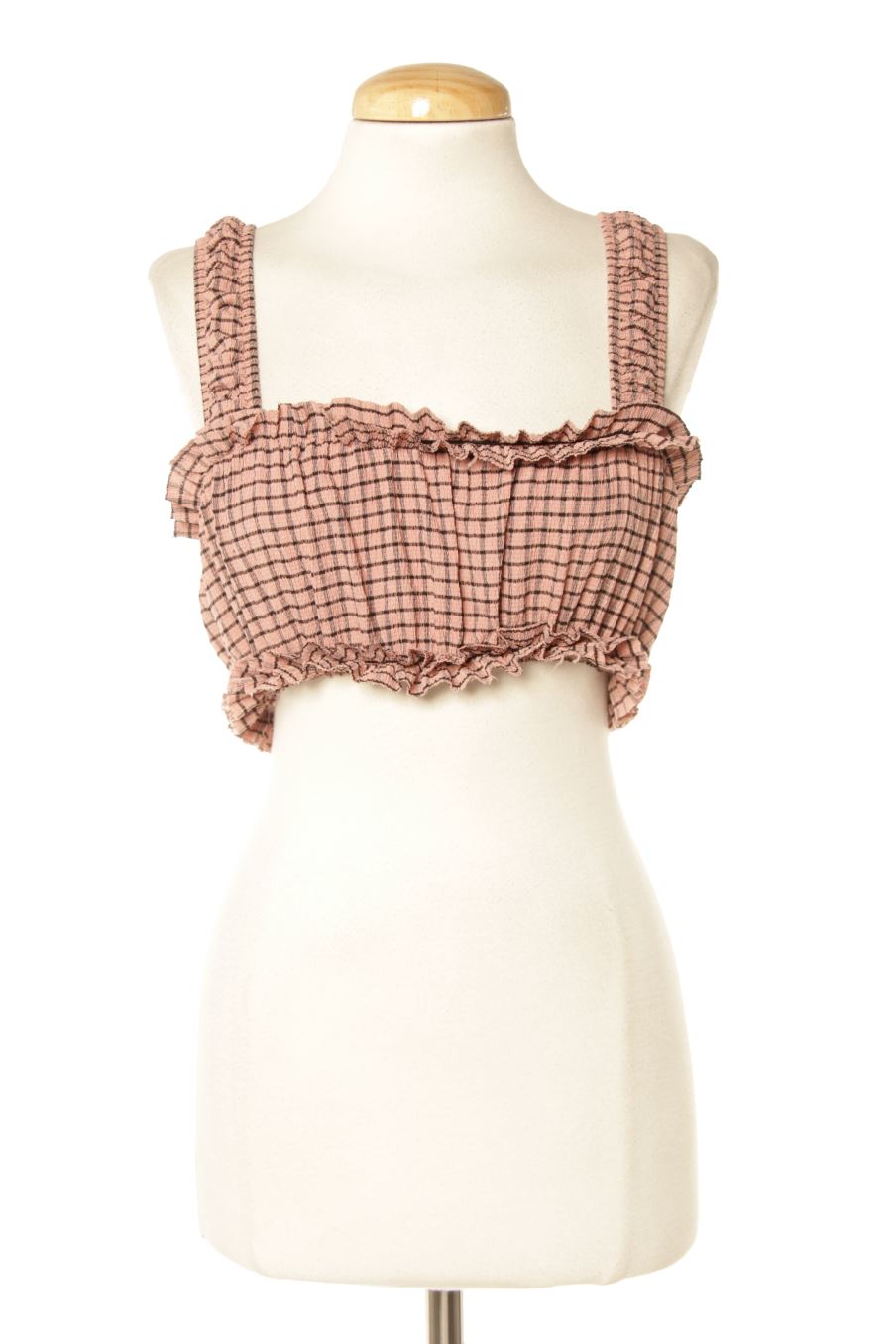 Top Topshop de la taille 38, de couleur carreaux