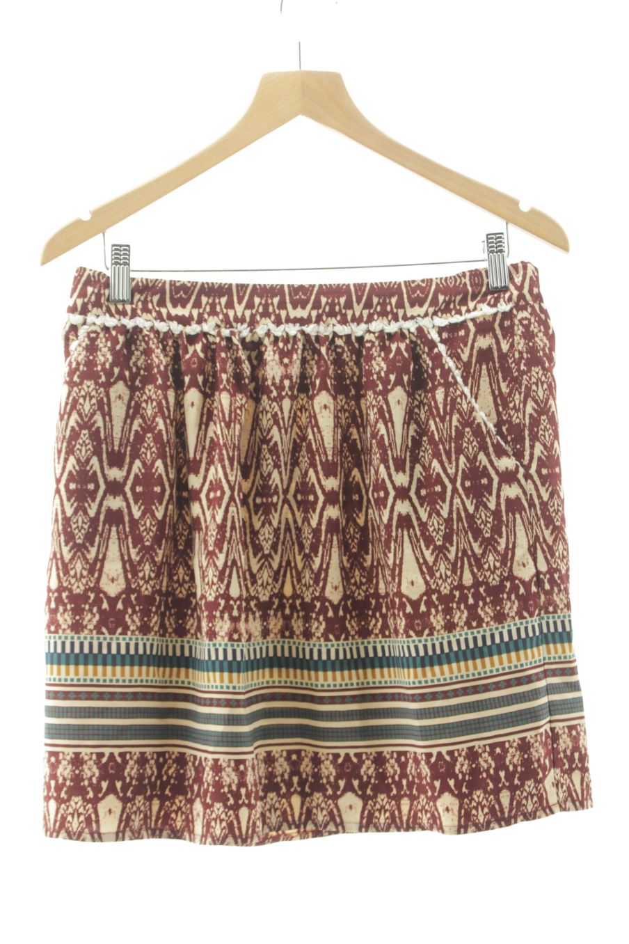Jupe Naf Naf de la taille 38, de couleur bordeaux