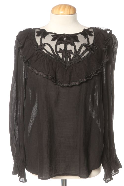 Blusa a maniche lunghe