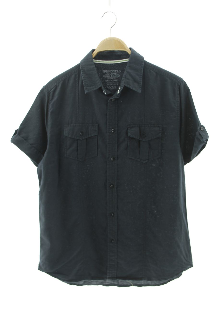 Camisa de manga corta de Springfield de la talla S