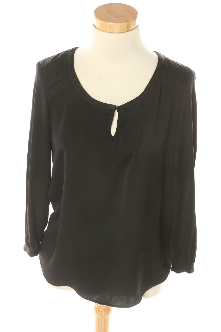 Blouse à manches longues Pull & Bear de la taille S, de couleur noir