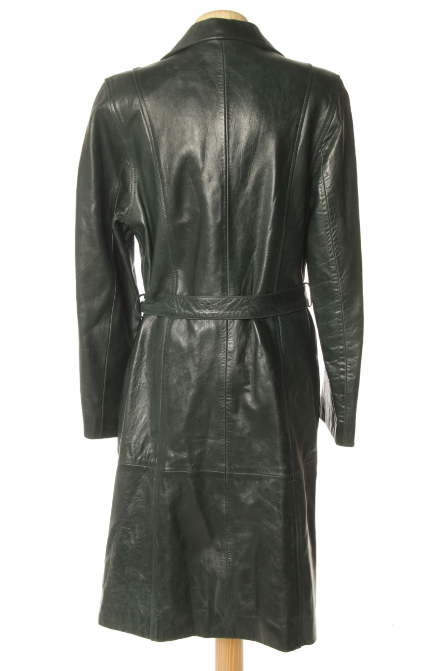 Abrigos de PERCENTIL peleteria de la talla 42, de color verde de piel