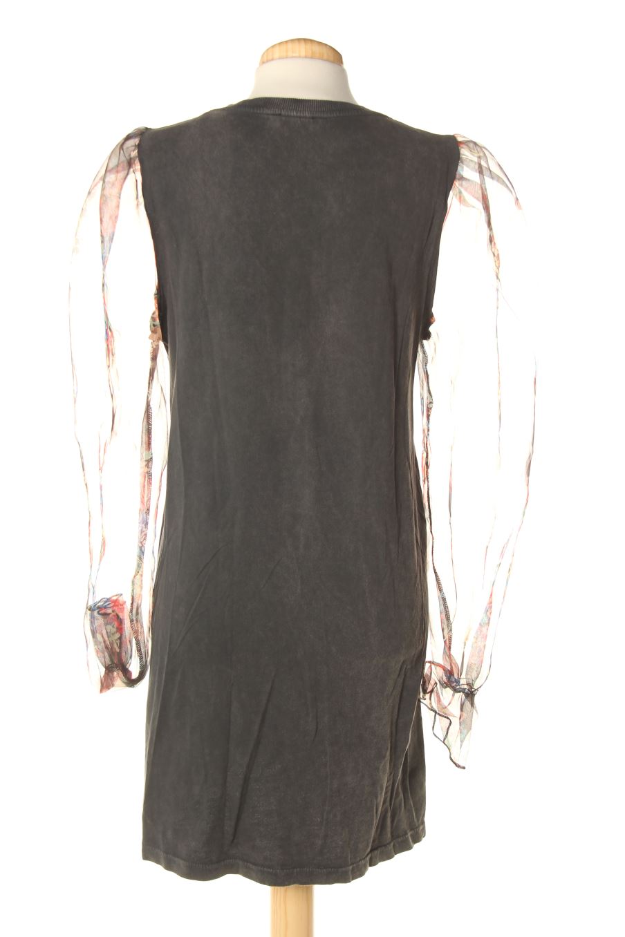Vestido casual de Zara de la talla S, de color gris
