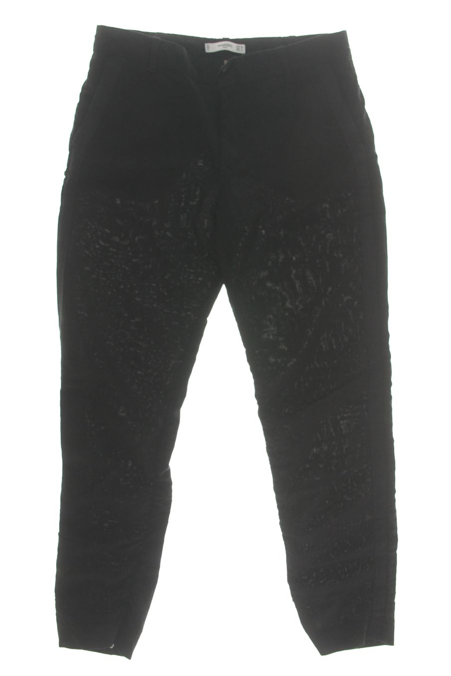 Pantalón de Mango de la talla 36, de color negro