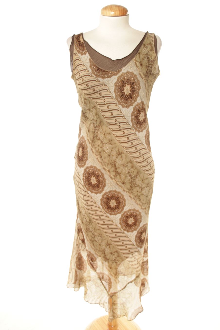 Vestido elegante de Santi R.Q. de la talla 40, de color estampado