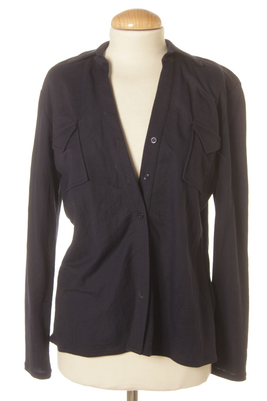 Chemise Nuria Cobo de la taille XS, de couleur bleu marine