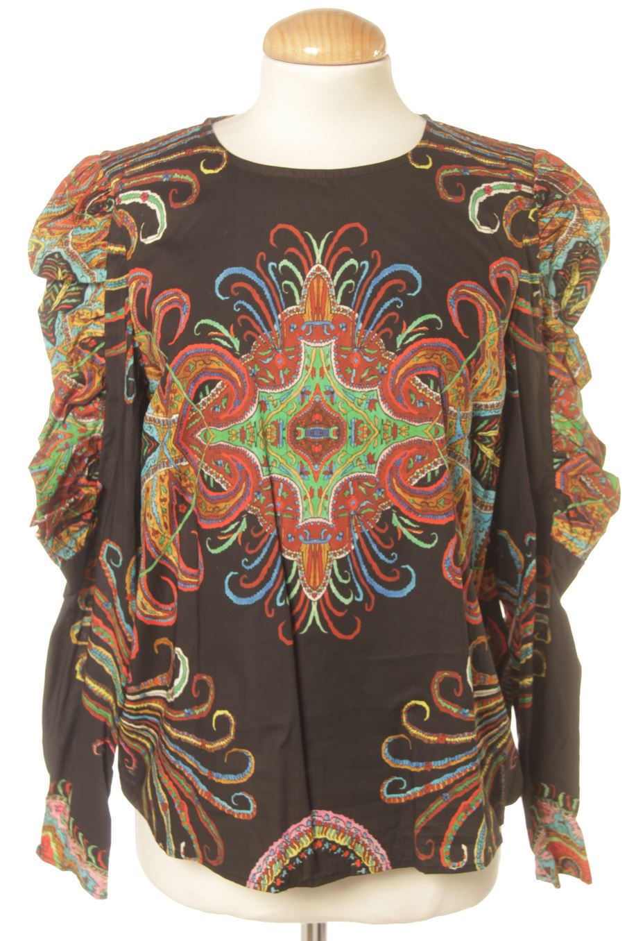 Blouse à manches longues Desigual by Monsieur Christian Lacroix de la taille M, de couleur imprimés
