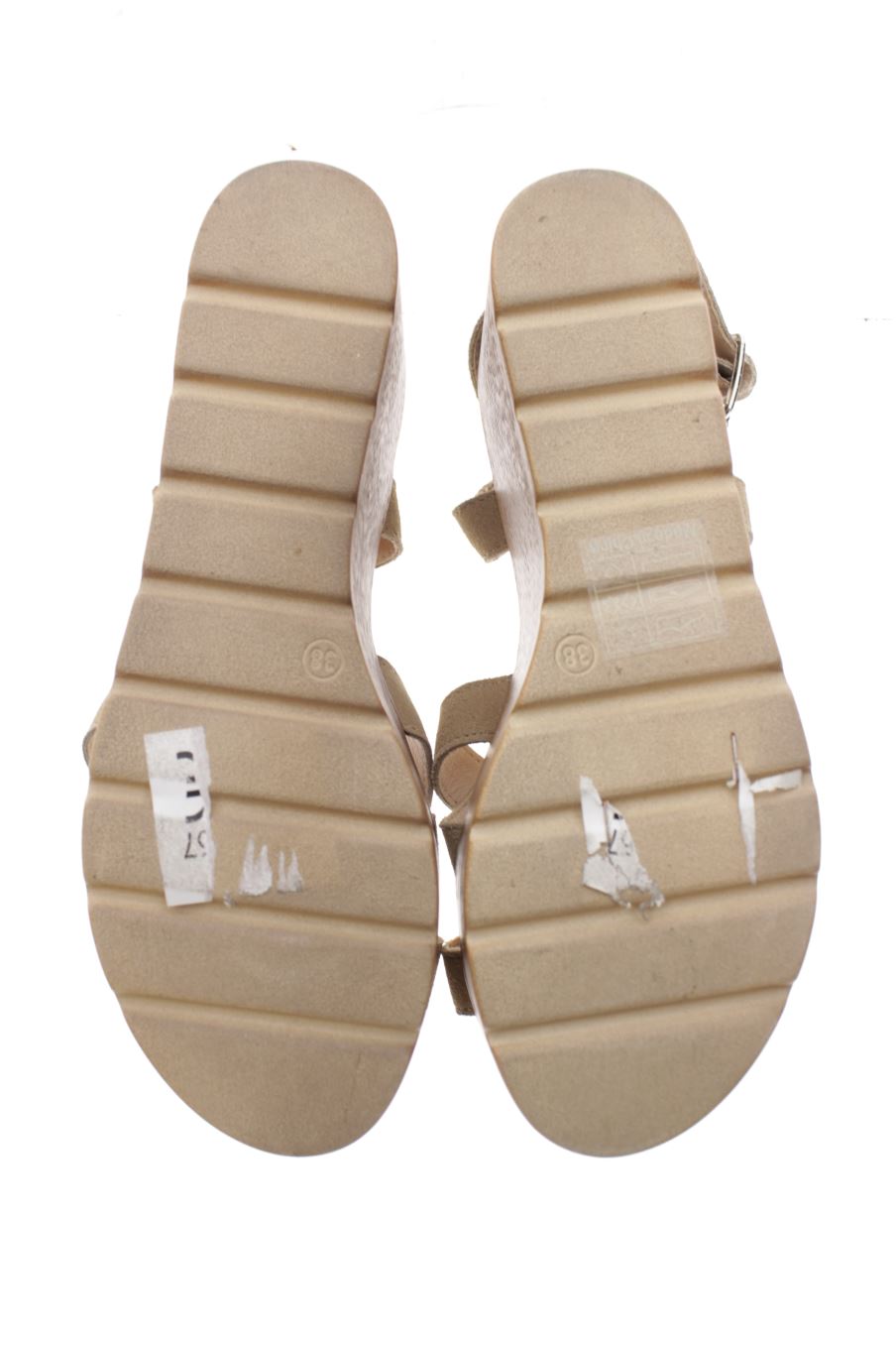 Plataformas de Bosanova de la talla 38, de color beige de