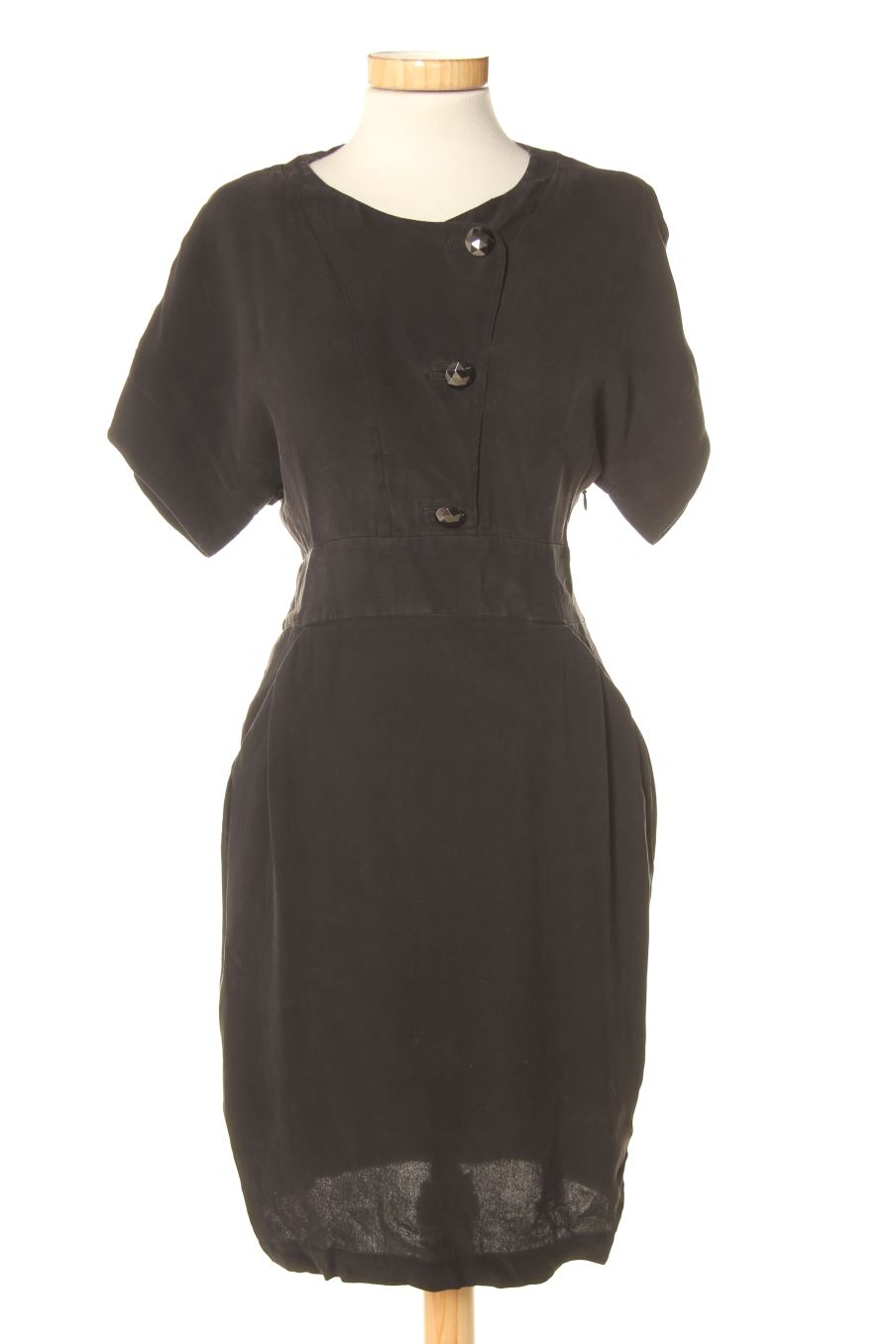 Robe casual BIMBA Y LOLA de la taille S, de couleur noir de soie