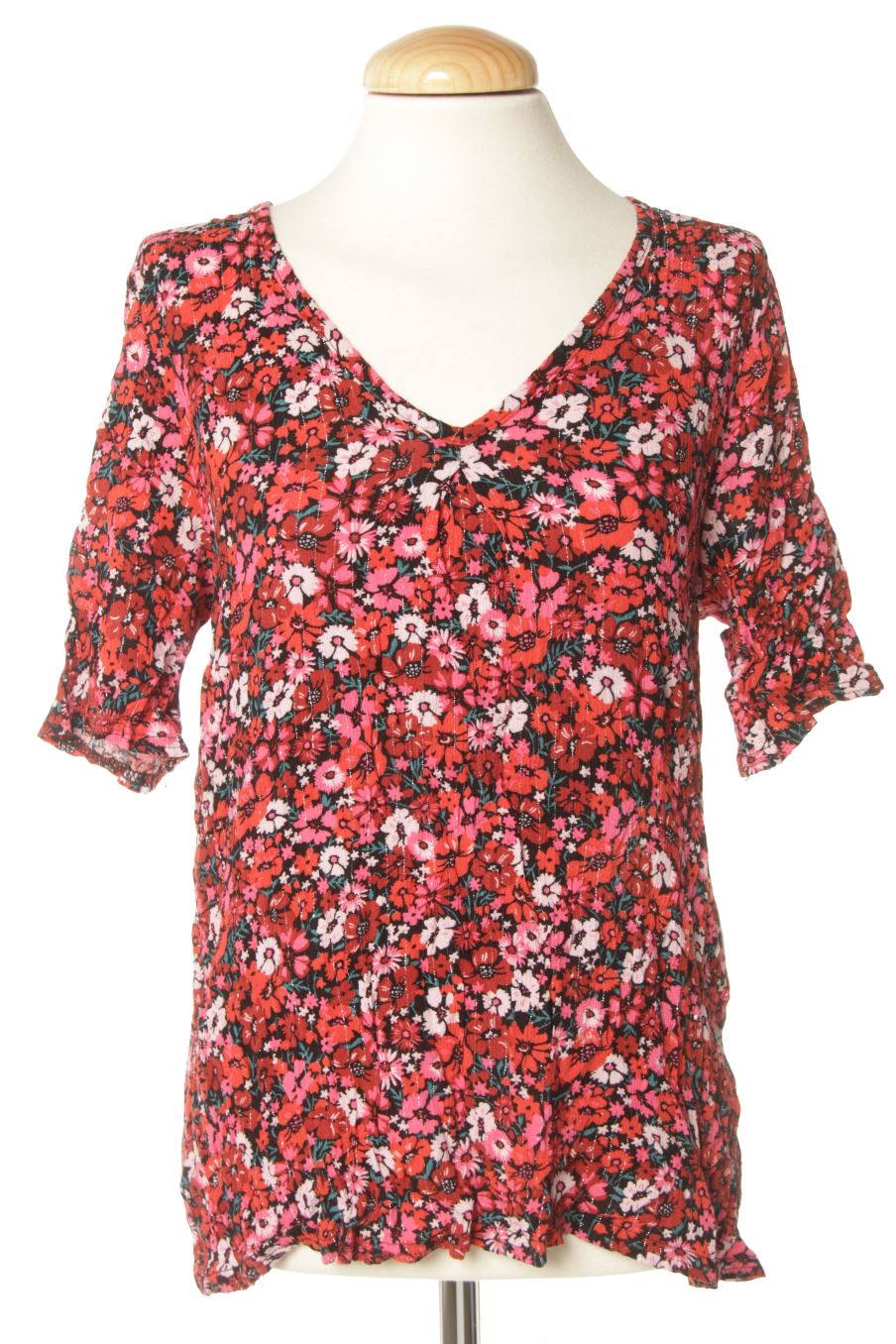 Blusa de manga corta de Lola Dress de la talla S, de color flores
