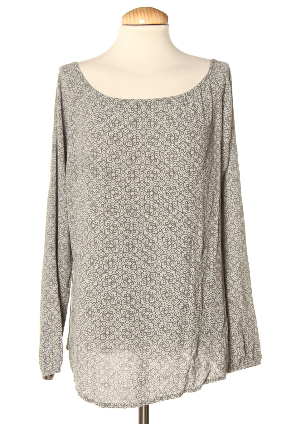 Blouse à manches longues Made in italy de la taille S, de couleur gris