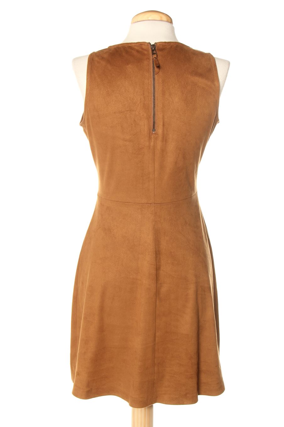Vestido casual de Stradivarius de la talla S, de color marrón