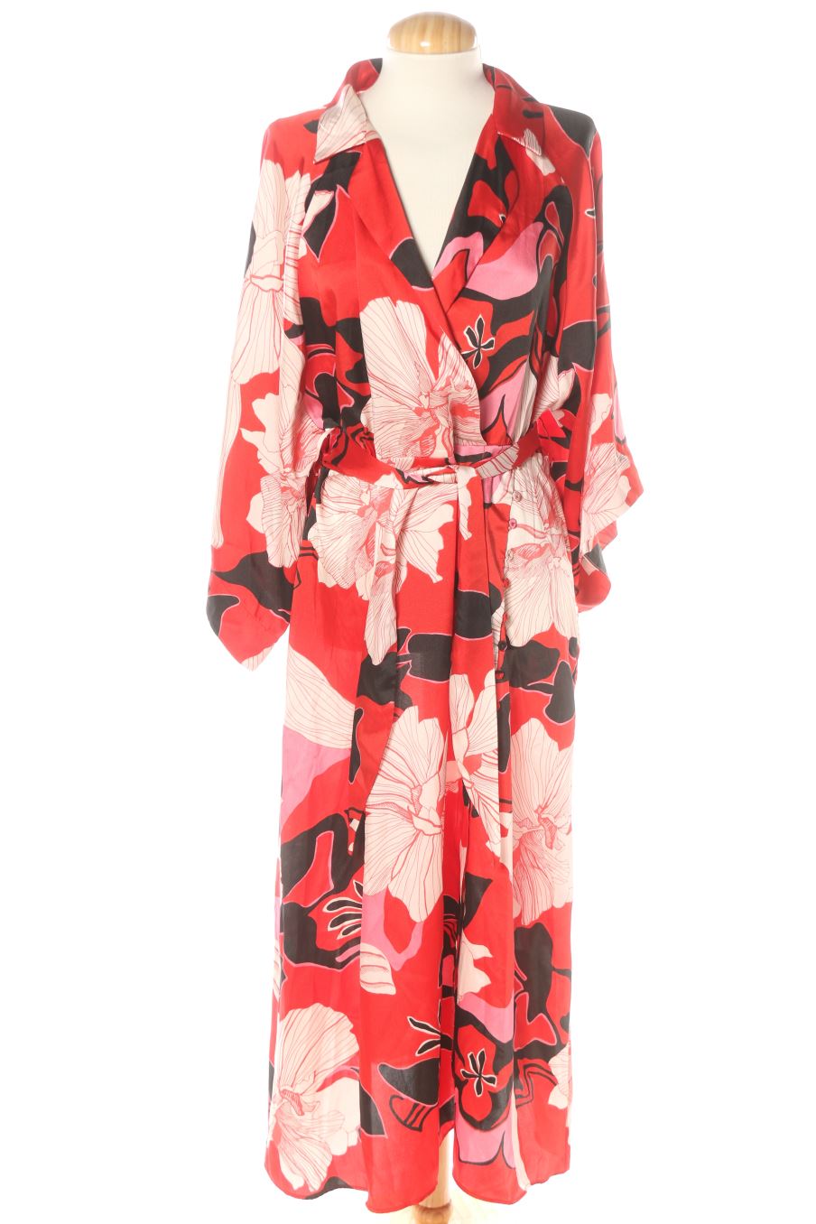 Vestido casual de Zara de la talla L, de color flores