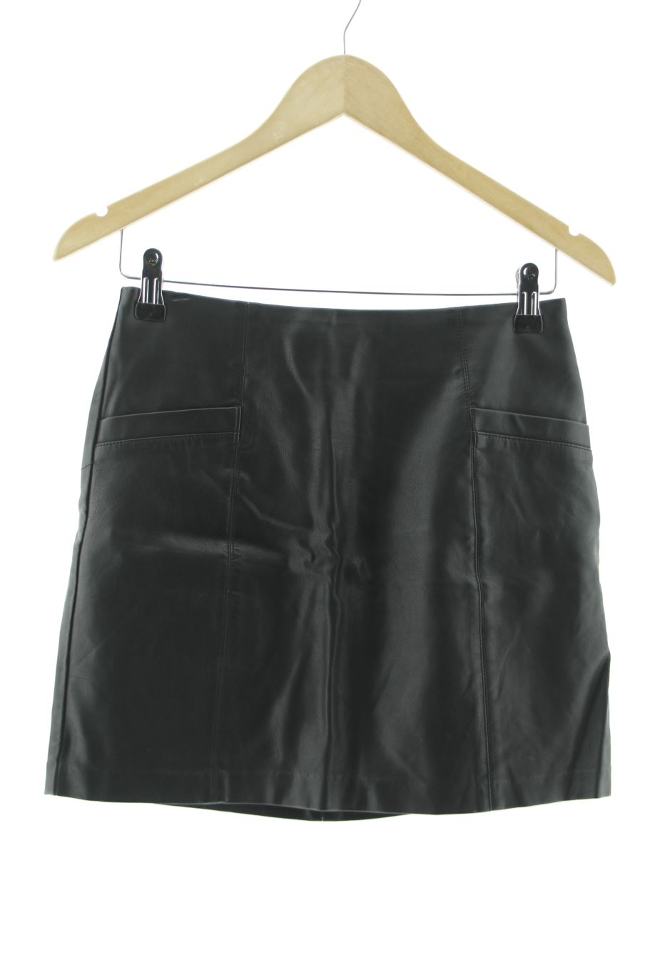 Aufwändiger Rock von new look Größe 36, Farbe Schwarz, aus Synthetisch für