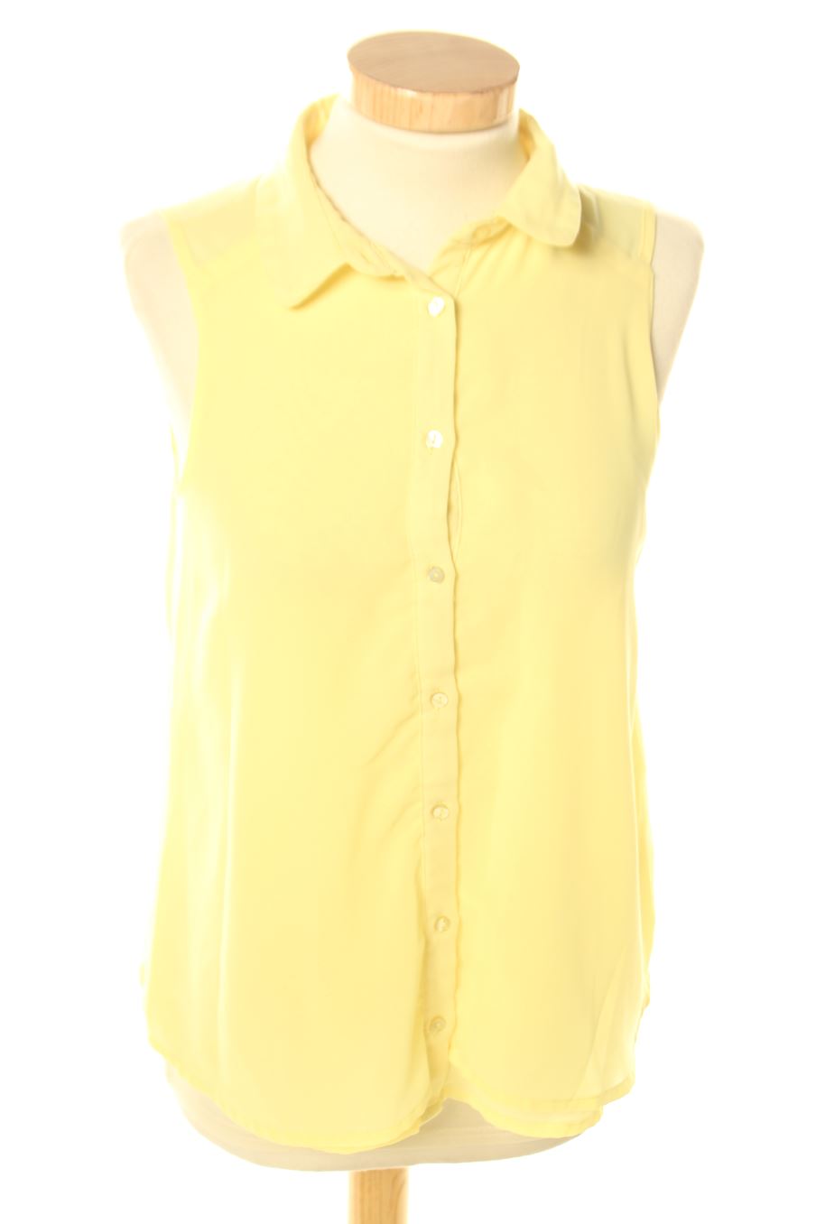 Camisa sin mangas de Pimkie de la talla S, de color amarillo