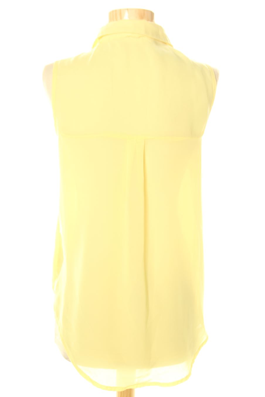 Camisa sin mangas de Pimkie de la talla S, de color amarillo