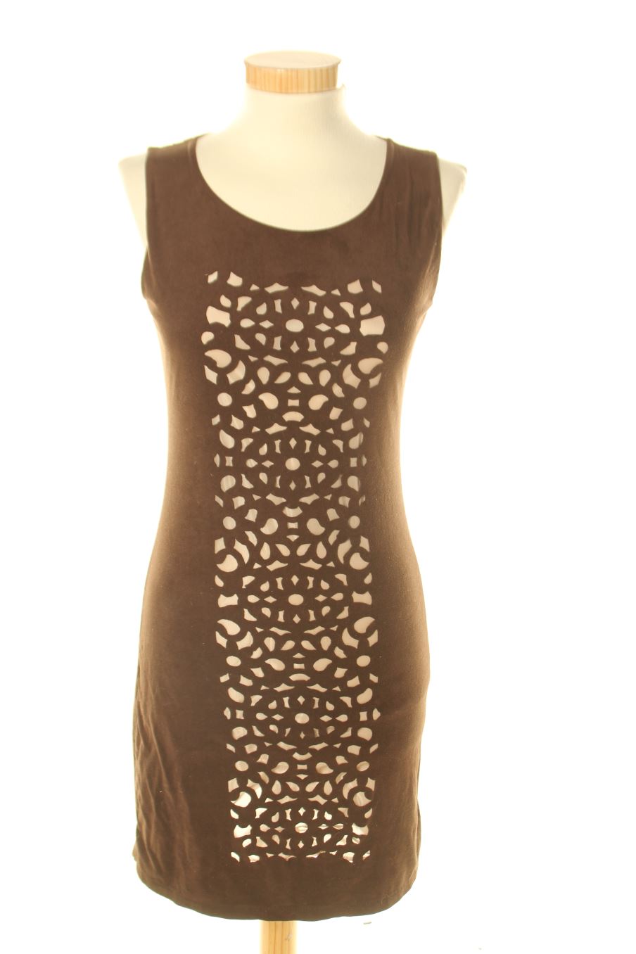 Vestido casual de Promod de la talla S, de color marrón