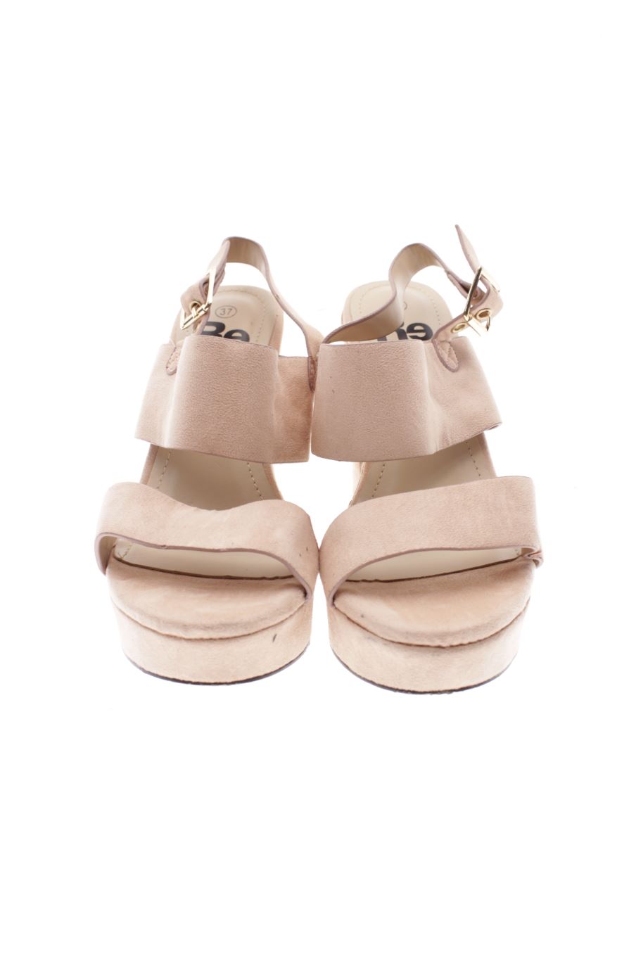 Sandalias tacon de Refresh de la talla 37, de color rosa de