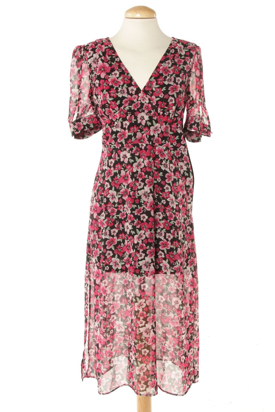 Robe casual H&M de la taille 38, de couleur fleurs