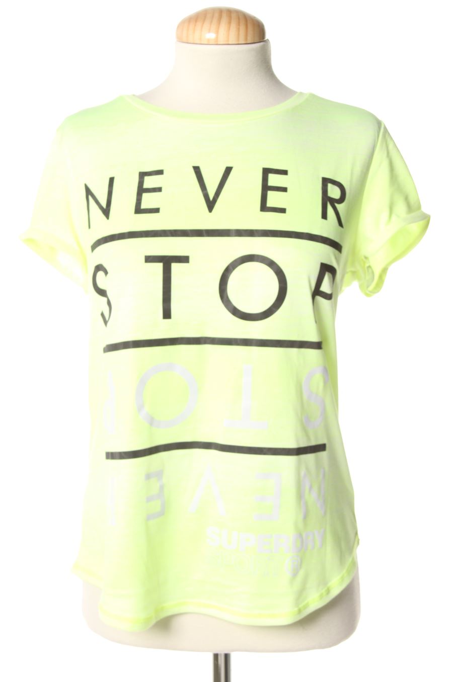 T-Shirt von Superdry Größe XS, Farbe Grün, für