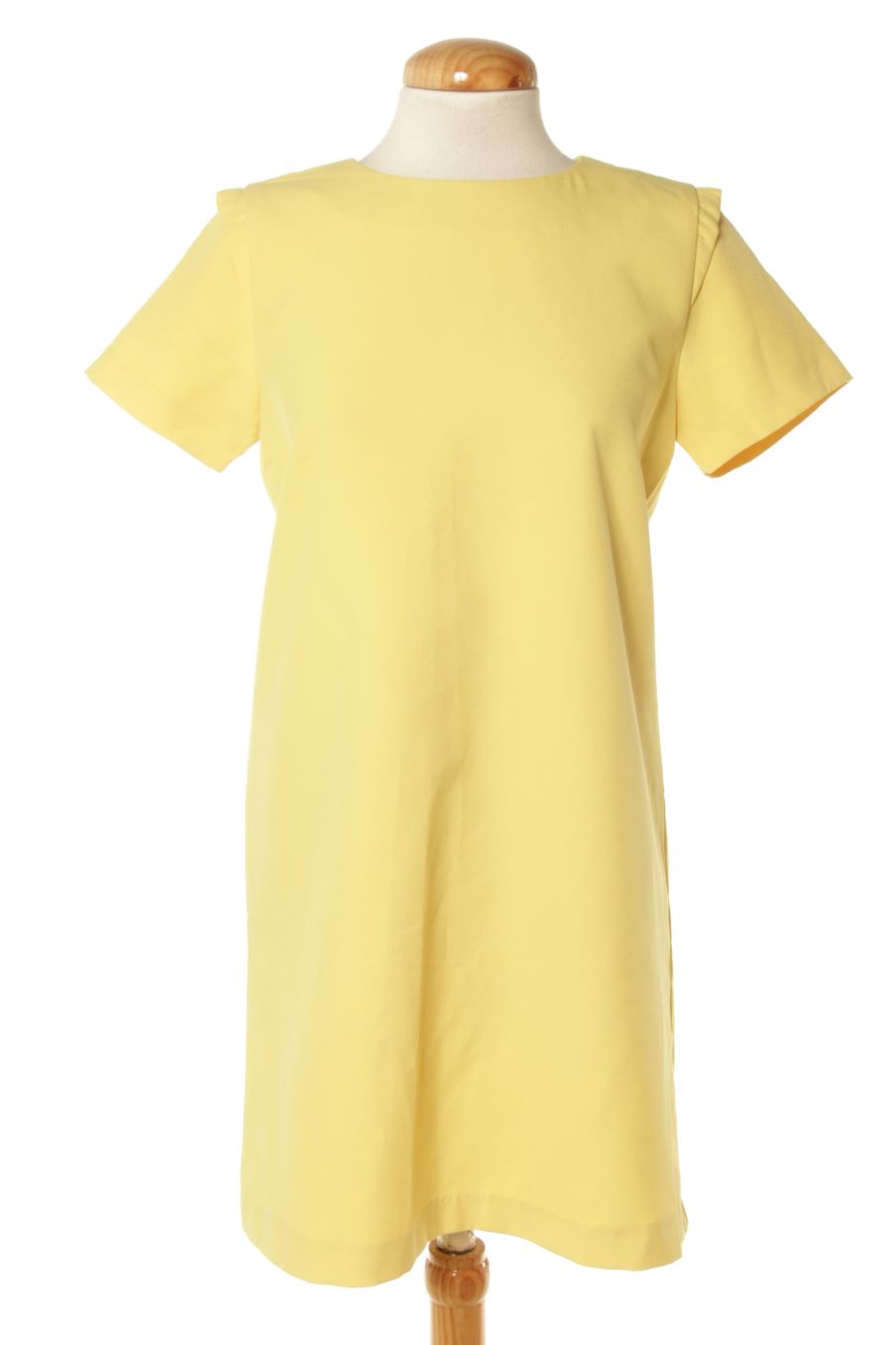 Robe casual Zara de la taille S de couleur jaune