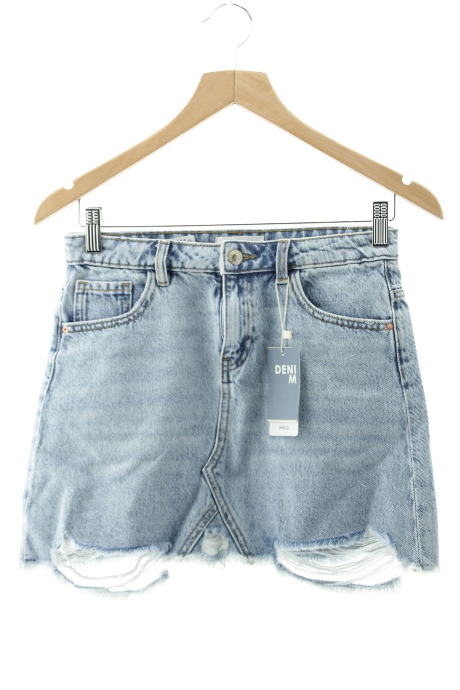 Jupe Mango de la taille S, de couleur bleu