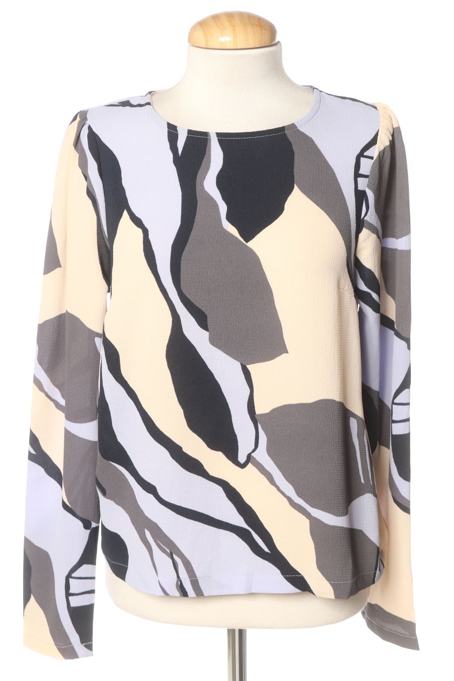 Blouse à manches longues Pieces de la taille XS, de couleur imprimés