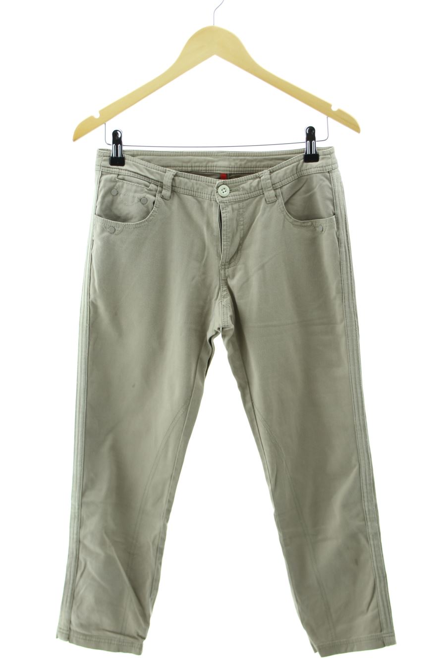 Vaqueros de Miss Captain de la talla 36, de color beige de ropa vaquera