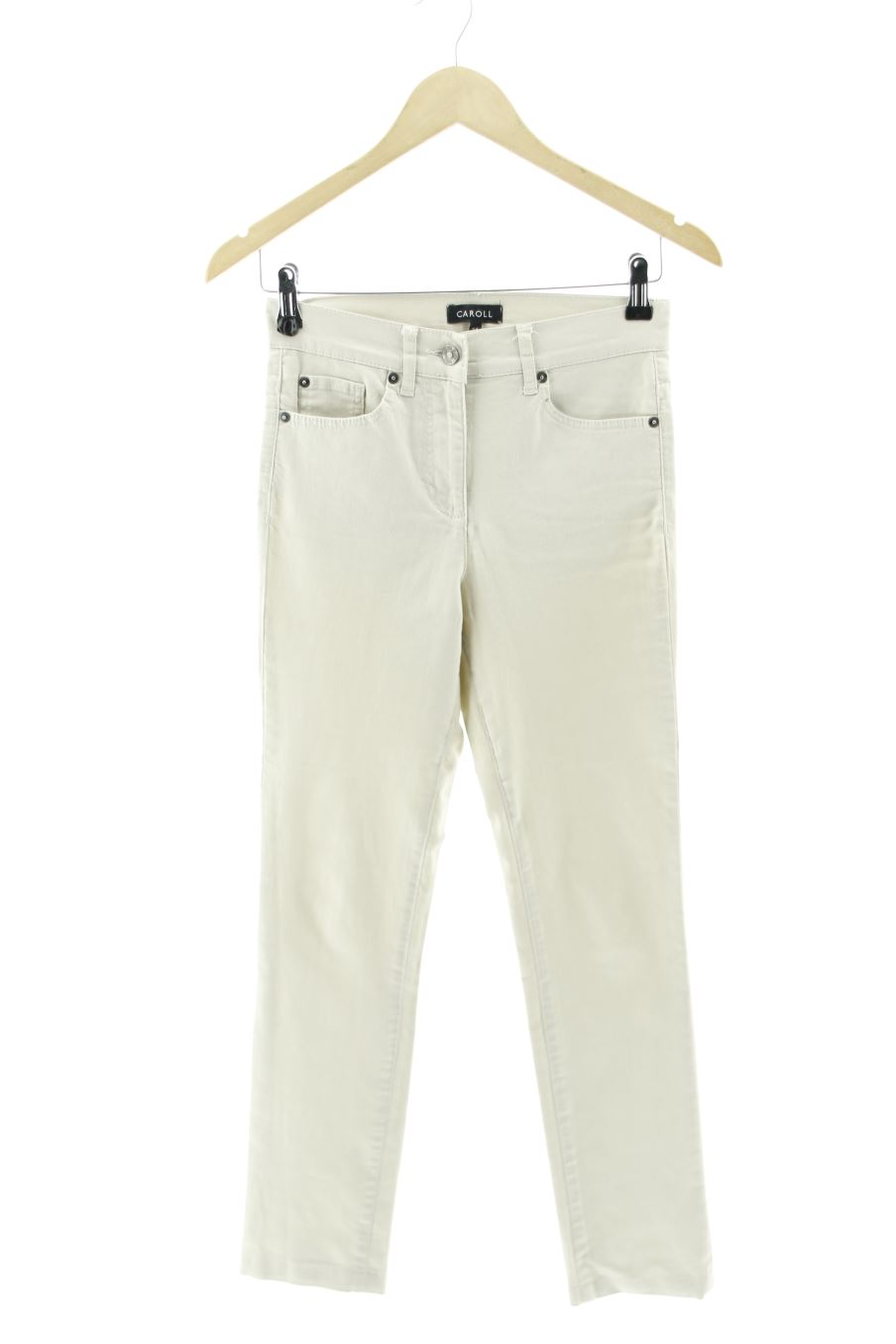 Jeans Caroll de la taille 34, de couleur beige de denim