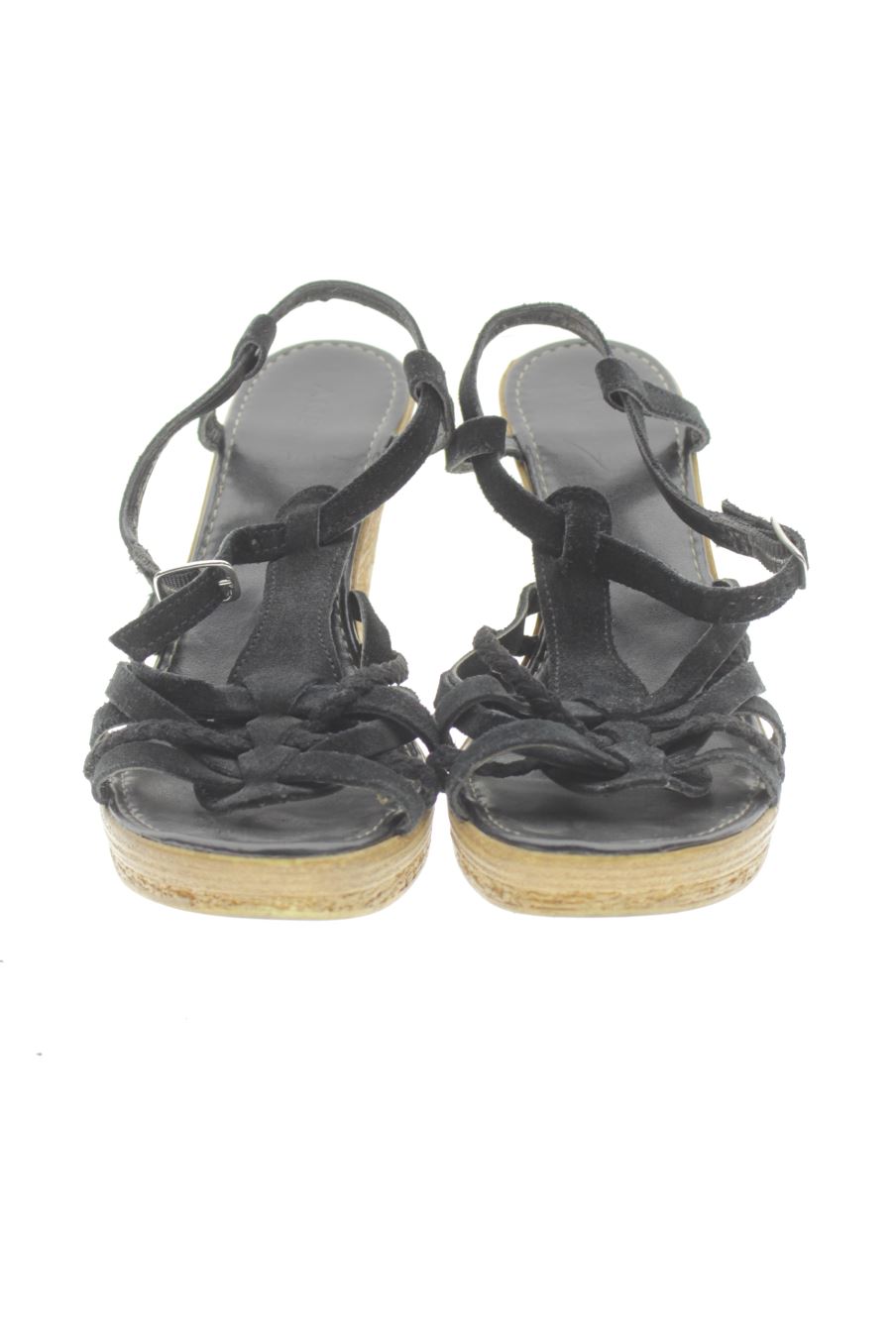 Sandalias tacon de André de la talla 36, de color negro de