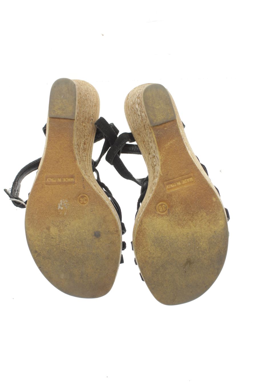 Sandalias tacon de André de la talla 36, de color negro de