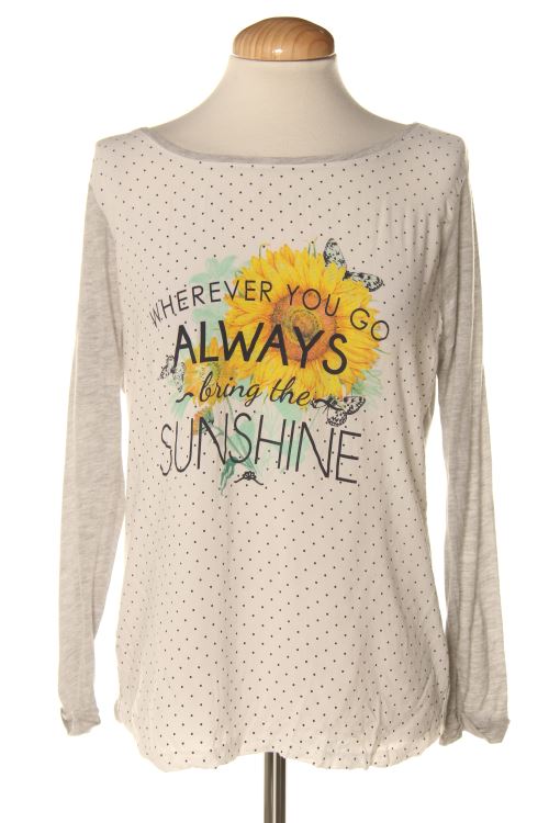 Blusa a maniche lunghe