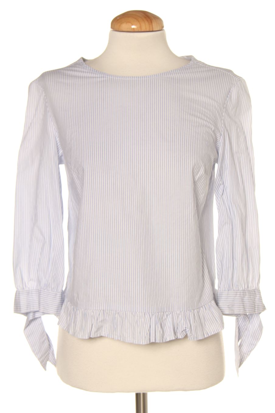 Blouse à manches longues Bershka de la taille S, de couleur rayures