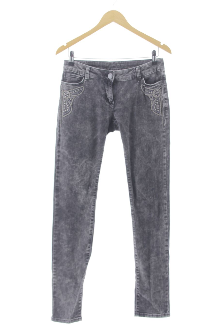Jeans Sandro de la taille 36, de couleur gris de denim