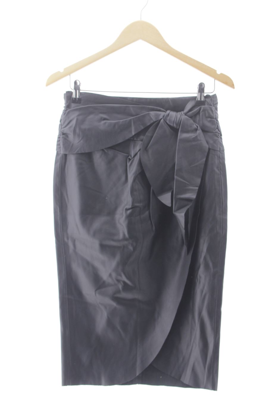 Falda de Zara de la talla S, de color negro de sintético