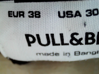 Vaquero de Pull & Bear de la talla 38
