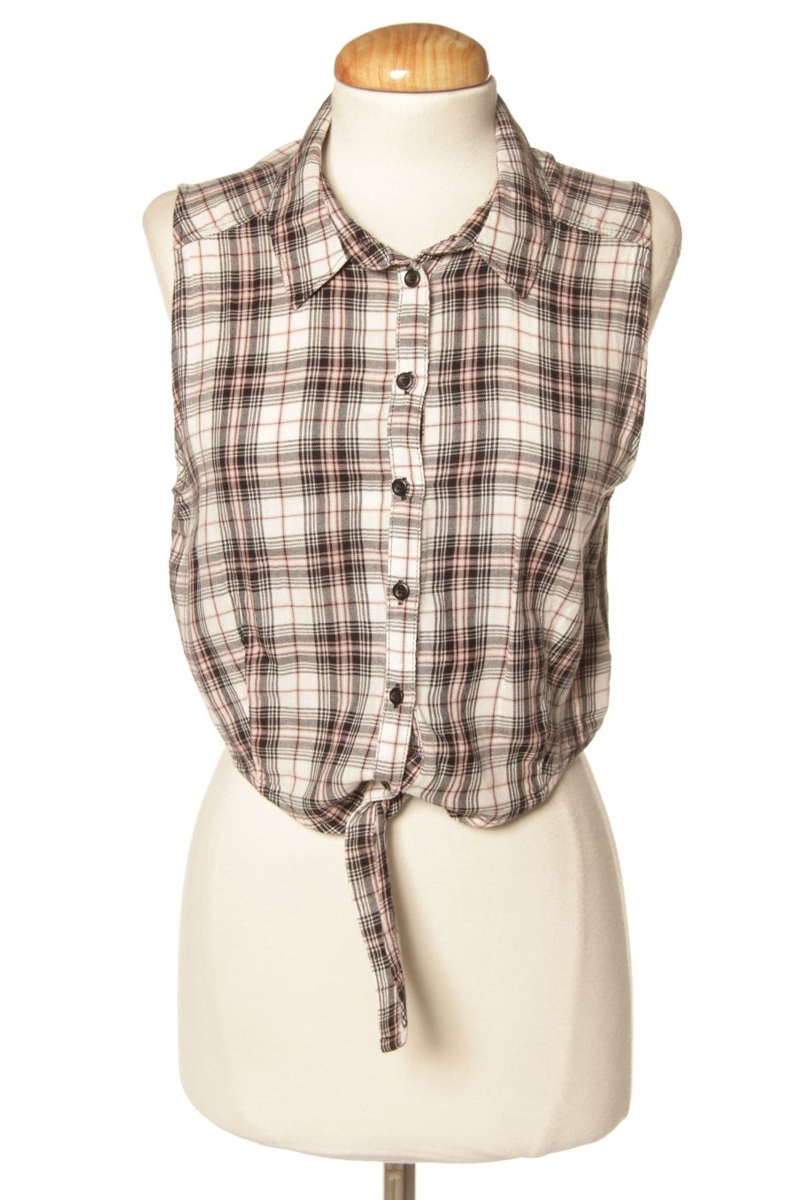 Chemise sans manches H&M de la taille 38, de couleur carreaux