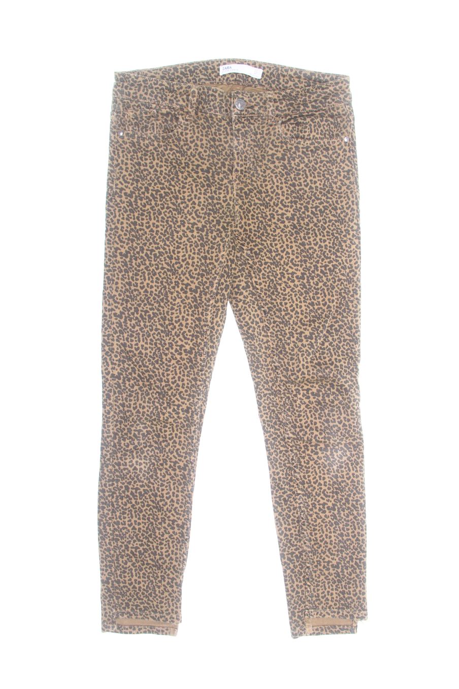 Jeans Zara de la taille 36, de couleur animal print de denim