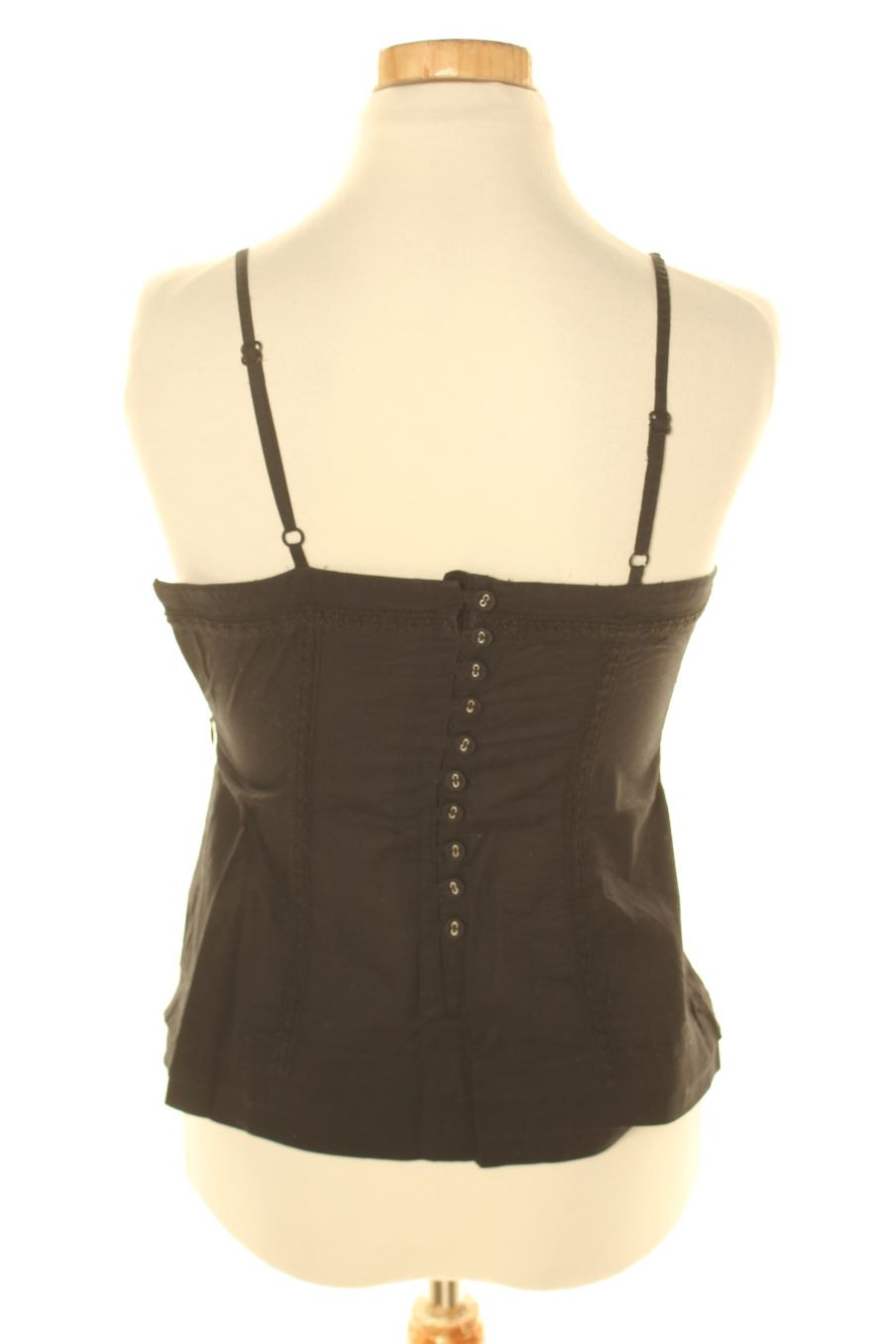 Top H&M de la taille 34, de couleur noir
