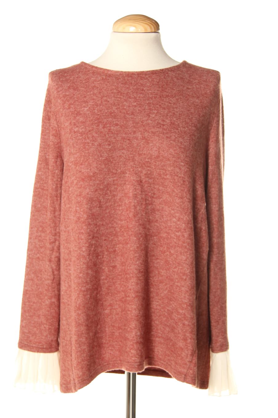 Camiseta manga larga de Sfera de la talla L, de color burdeos