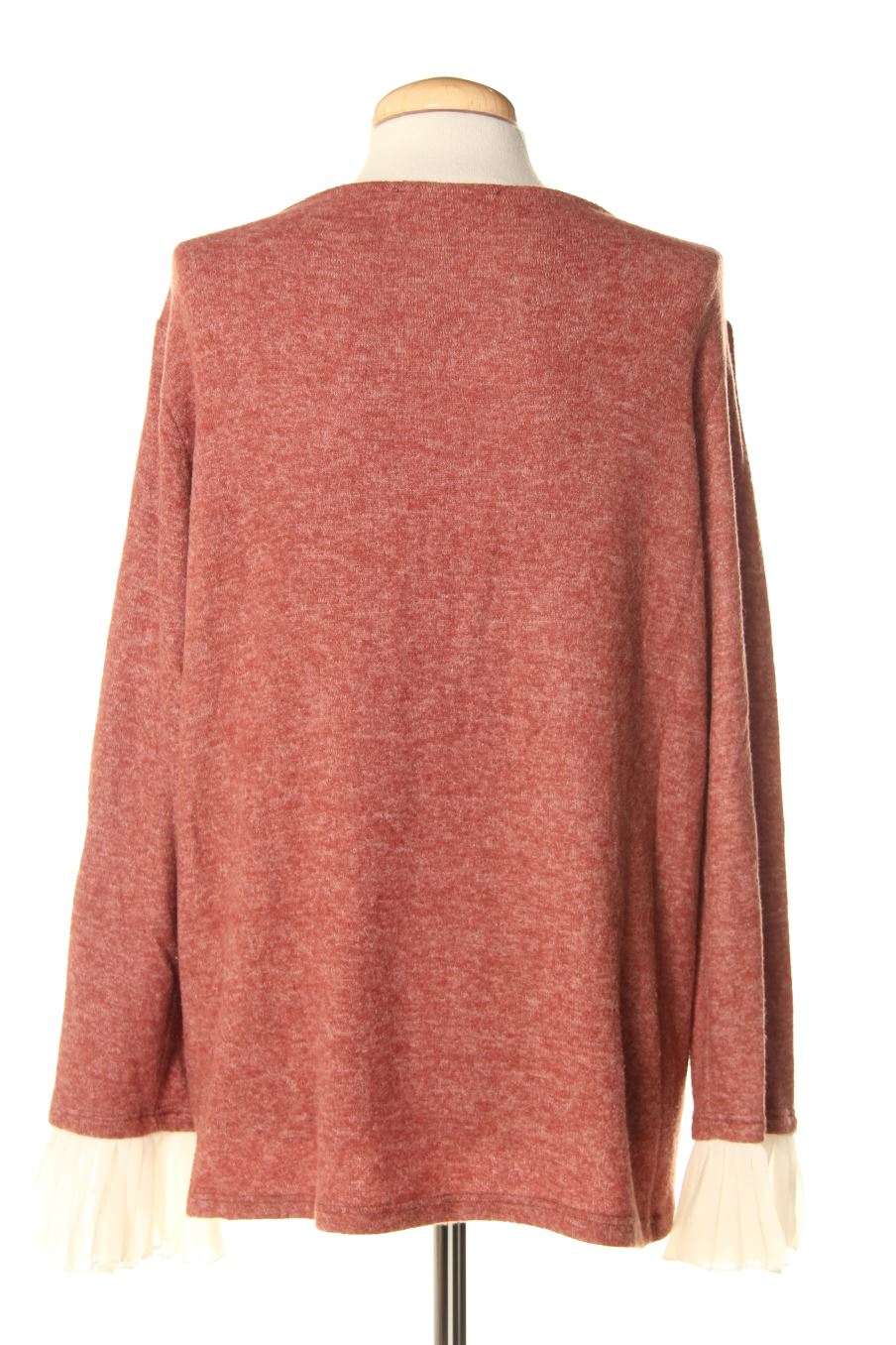 Camiseta manga larga de Sfera de la talla L, de color burdeos