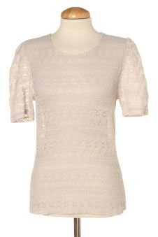 Kurzärmelige Bluse L Vila